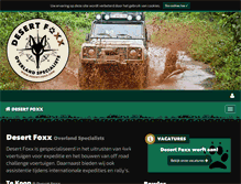 Tablet Screenshot of desert-foxx.com
